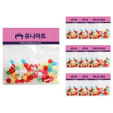 Uniart 2000形狀珠子, 48 號, 10片