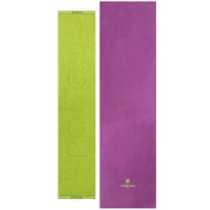송월타월 포모스 뉴 스포츠타올 연두 + 아날도바시니 스웨이드31 극세사 스포츠타올, 보라, 1세트