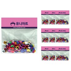 Uniart 1000 亮片珠飾, 六角形, 10入