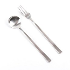 어퍼테이블 티스푼 + 티포크 세트, 1세트, 단품
