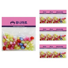 Uniart 2000形狀珠子, 50次, 10片