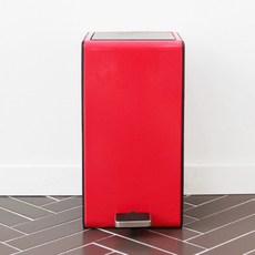 PAN EASY LIFE 踩踏式垃桶 7L 265*200*380mm, 1個, 紅色的