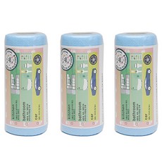 多用途擦拭抹布 藍色, 30張, 3片