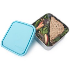 UKonserve 반반 도시락통 정사각형 라지, 하늘, 1개