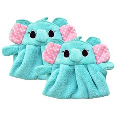 아울리빙 주방 고리 타올, 코끼리, 2개