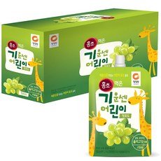청정원 홍초먹은 기운센 어린이 청포도 음료, 100ml, 10개