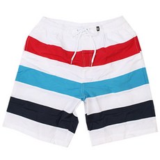 헤링본 F104 남아용 줄무늬 화이트 수영 팬츠