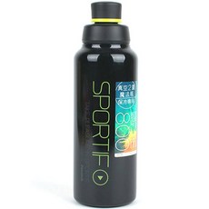 피코크 스포츠 텀블러 AJD-80, 블랙, 800ml, 1세트