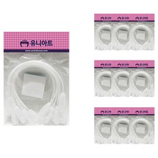 Uniart 購物袋提把 小 白色, 10個