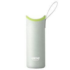 아울리빙 스트랩 네오플랜 파우치, 화이트, 1개