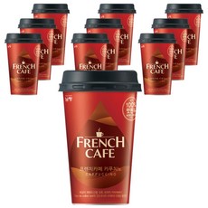 프렌치카페 카푸치노 컵커피, 200ml, 10개