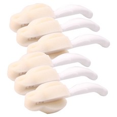 嬰兒用奶嘴刷, 6入, 白色