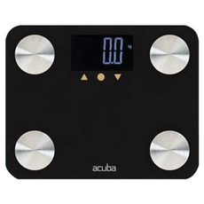 아쿠바 디지털 체지방 체중계 골든터치, 블랙, 1개