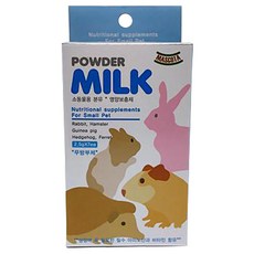서울아쿠아룸 파우더 밀크 소동물용 분유 영양보충제, 2.5g, 7개