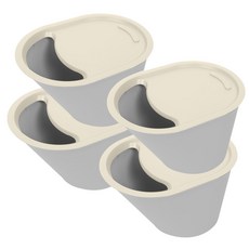 BONOHOUSE 多步箱 33L, 象牙, 4件