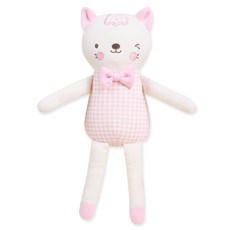 Organic Boom 貓咪安撫玩偶, 粉色