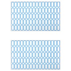 블루마토 라벨3 견출지, 파랑, 50개입, 2개