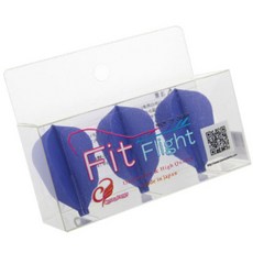 핏 샤프트 전용 다트 플라이트 슈퍼쉐이프 딥블루, 3개