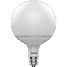 코콤 LED 볼램프 10W 95x145mm, 주광색, 1개