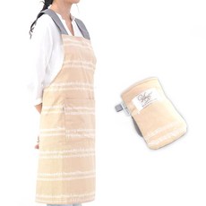 BELLELIFE 行板圍裙 + 廚房手套, 1套, 混色