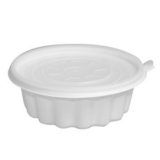 Market Man 冷麵容器195FPI小 1L+蓋子, 50入, 1組