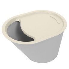 BONOHOUSE 多功能層疊收納箱 33L, 象牙, 1個