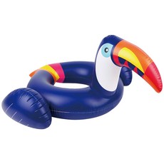 SWIM ABOUT 大嘴鳥造型泳圈, 藍色, 1個