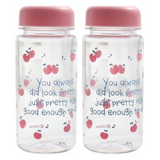 쓰임 쁘띠 에코젠 보틀 2p, 피치 Peach, 350ml