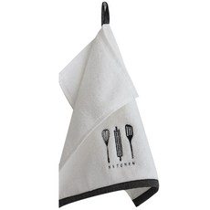 ssueim 圖案刺繡廚房擦手巾, 炊具, 1個