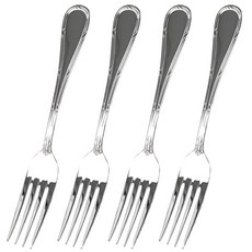 Table Art 不鏽鋼餐叉, 單色, 4入