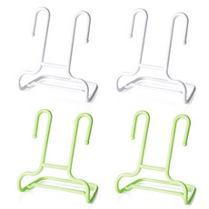 River Green曬鞋架曬衣架 白色 2個+綠色 2個, 1套