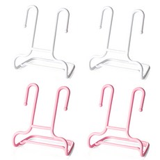 RIVER-GREEN 鞋子晾乾掛架 粉色 2入 + 白色 2入, 1套