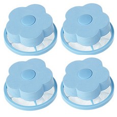 River Green花朵洗衣袋 藍色, 4件, 1個