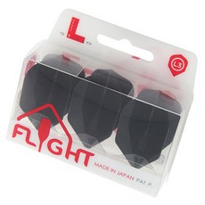 플라이트 엘 샴페인링 일체형 다트 플라이트 쉐이프 블랙, 1개