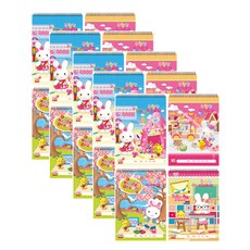 YOUNGART 女童用練習繪圖本1000 20頁, 隨機發貨, 1個