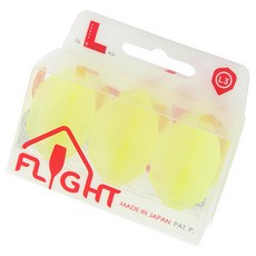 플라이트 엘 샴페인링 일체형 다트 플라이트 쉐이프 옐로우, 1개