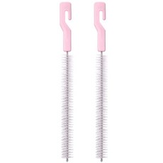吸管專用清潔刷, 2個, 粉紅色
