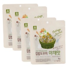 집밥도우미 야채맛 김자반, 18g, 4개입