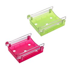 아울리빙 파스텔 냉장고 선반 2p, 혼합 색상