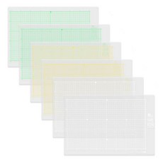 PROM 切割啞光白色 2p + 綠色 2p + 橙色 2p, 混色