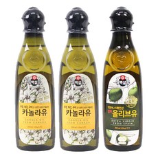 백설 카놀라유 500ml x 2p + 올리브유 500ml, 1세트
