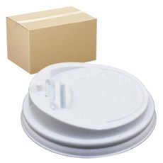 原包裝12oz 16oz新型白色杯蓋, 1000入, 1個