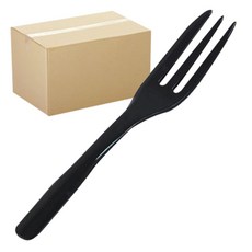 원포장 커팅 미니 포크 블랙 벌크 TC100, 2520개입, 1개