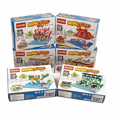 오로라 미니숍 나노블럭 6p, 랜덤 발송, 1개