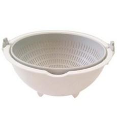 KOKUBO 小久保工業所 旋轉蔬菜碗, 灰色的