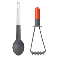 긱스 심플 요리스푼 + 감자 으깨기, 혼합 색상, 1개