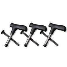 리빙팝 코코넛오프너, 블랙, 3개입