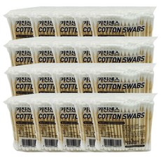 키친센스 면봉, 20개, 100개입