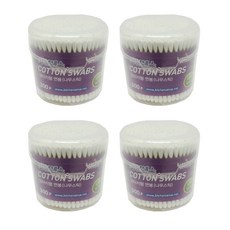 KITCHEN SENSE 一觸式棉籤, 300件, 4個