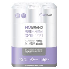 노브랜드 쳔연펄프 3겹 화장지 25m, 30롤, 1개